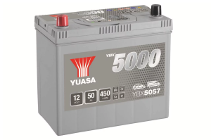  50Ah 450A 12V Akumulator YUASA Silver L+ YBX5057