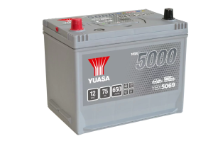  75Ah 650A 12V Akumulator YUASA Silver L+ YBX5069