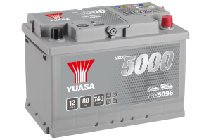  80Ah 740A 12V Akumulator YUASA Silver P+ YBX5096
