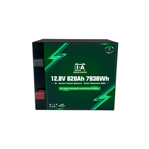 620Ah 12,8V Akumulator Litowy IDEALAKKU LiFePO4 + BLUETOOTH